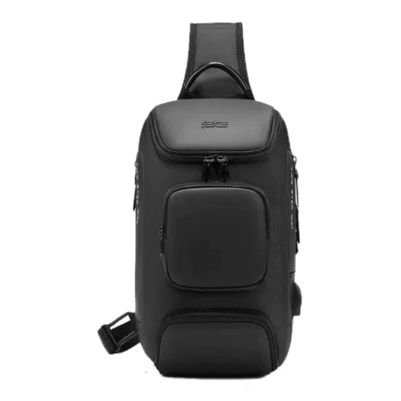 

Men's Waterproof Chest Bag Fashion Casual Messenger Bagguard Against Theft Shoulder Bags Male Small Backpack