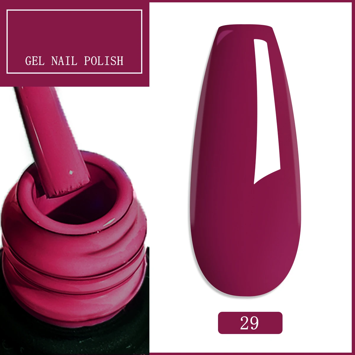 Nuovo smalto per unghie in tinta unita 0,24 once * conduzione di calore per unghie singole, ad alta durata dell'acqua, per uso in salone di bellezza per unghie fai da te