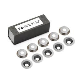 Enhance Durability and Performance with 10x Round Chisel Cutter Carbide Indexable Inserts for Wood Lathe Turning Tool