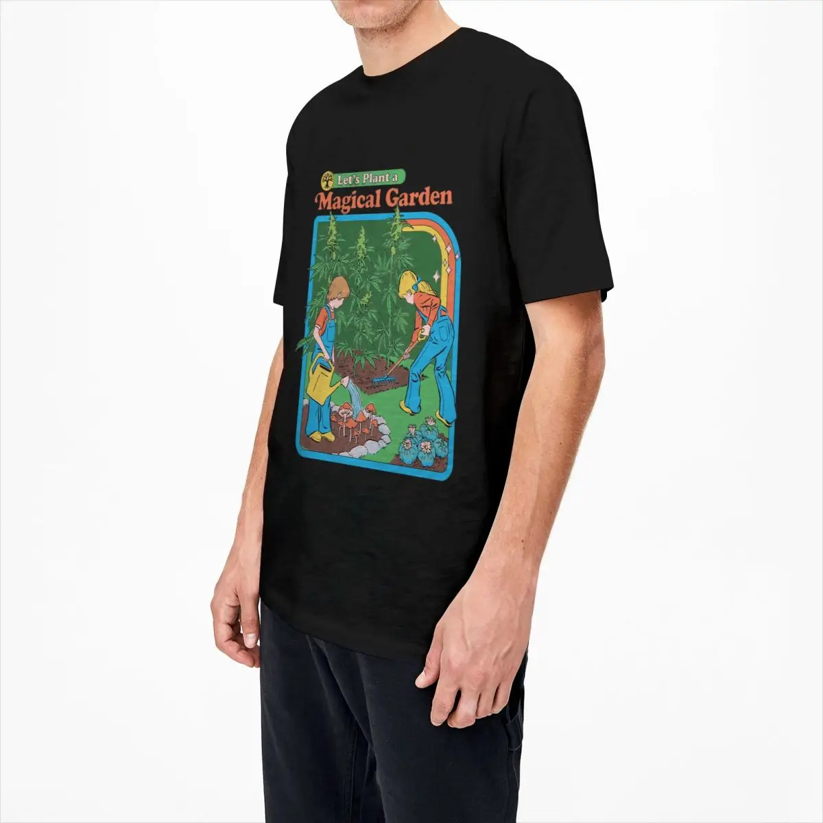 Arbor Day Magical Garden Tree Planting Men Women T Shirts Occult Nostalgia Art Shirt Short Sleeve O Neck T-Shirt Cotton Clothes