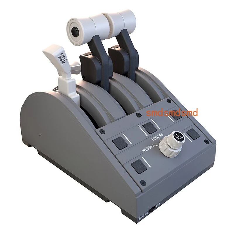Flow valve throttle lever joystick civil airliner aircraft flight simulation joystick pilot