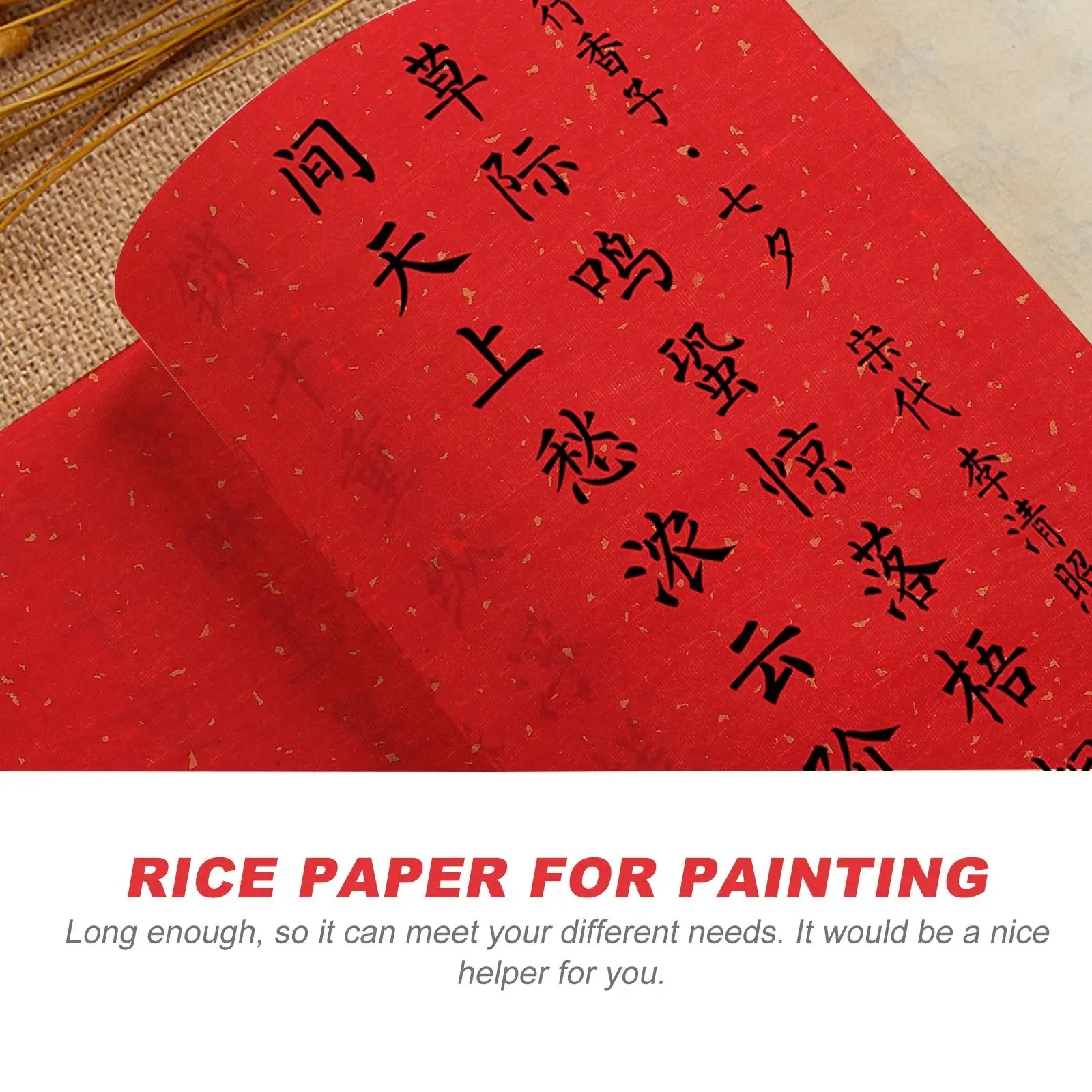 

Rice Paper Roll for Painting Drawing Calligraphy Practice Watercolor Writing Sumi Xuan Paper Craft Lightweight