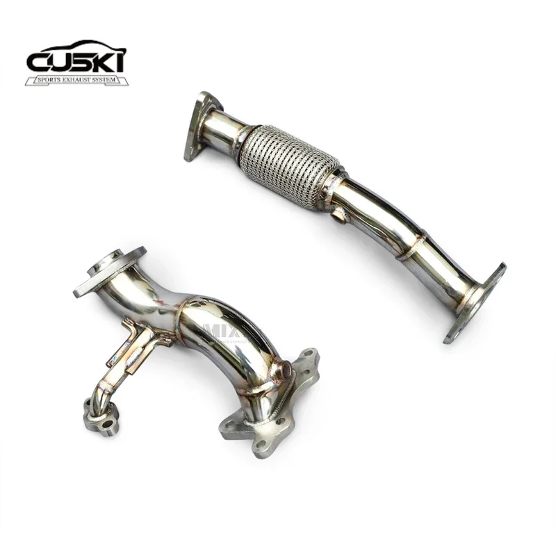 High Performance Exhaust downpipe Resonant tube for Honda Fit GK5 1.5 2014-2019 quality stainless steel Muffler Exhaust auto par