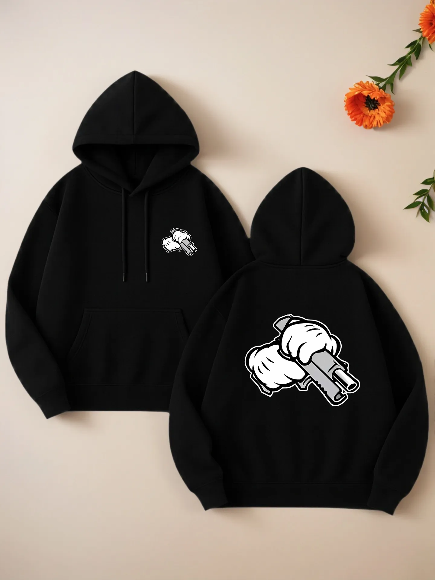 

Толстовка с графическим рисунком, толстовка с мультяшным принтом, уличный стиль, мягкая ткань, повседневная повседневная одежда, для мужчин