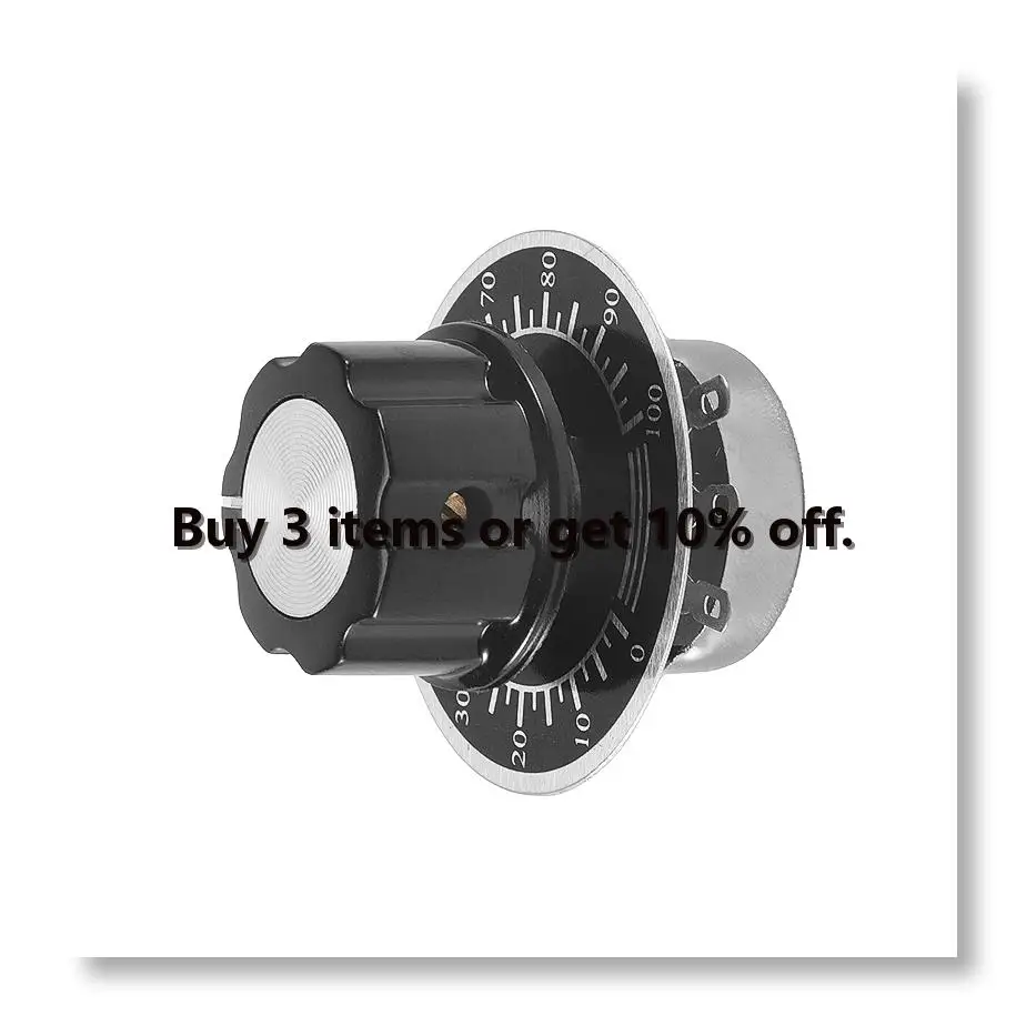 ✼Rotary Taper Carbon Potentiometer with Diameter with Knob, RV24YN 20S B502 5K Ohm
