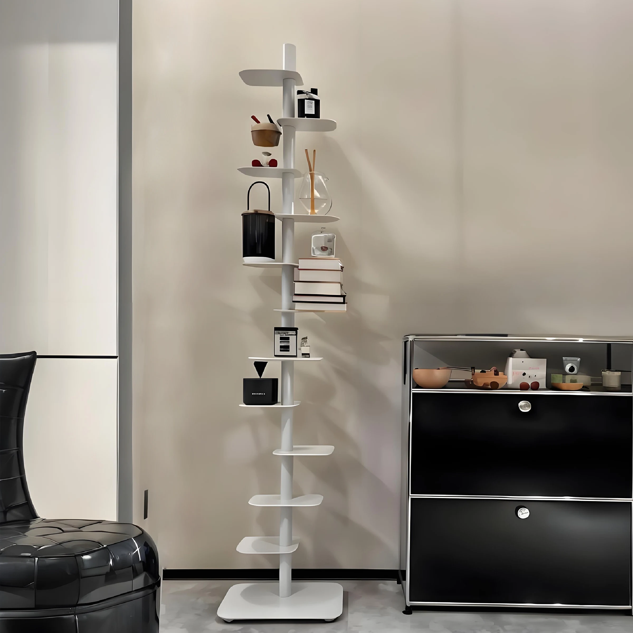 

Story bookcase Creative storage rack Multi-layer floor DIY Internet celebrity shelf