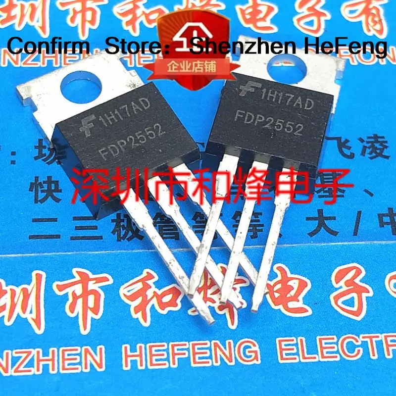 5PCS-10PCS FDP2552  TO-220 150V 37A    Original On Stock Quicky Shipping