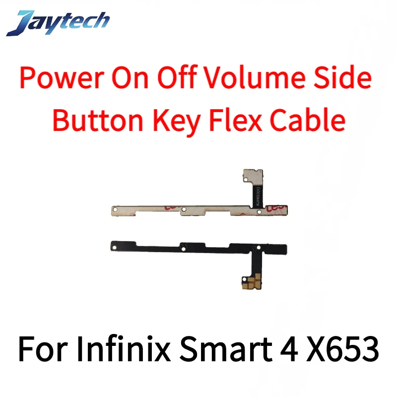 인피닉스 스마트 3 4 5 6 7 8 HD 플러스 X627 X653 X657 X6823C X6516 X6517 볼륨 버튼 전원 스위치 켜기 끄기 버튼 플렉스 케이블 1개