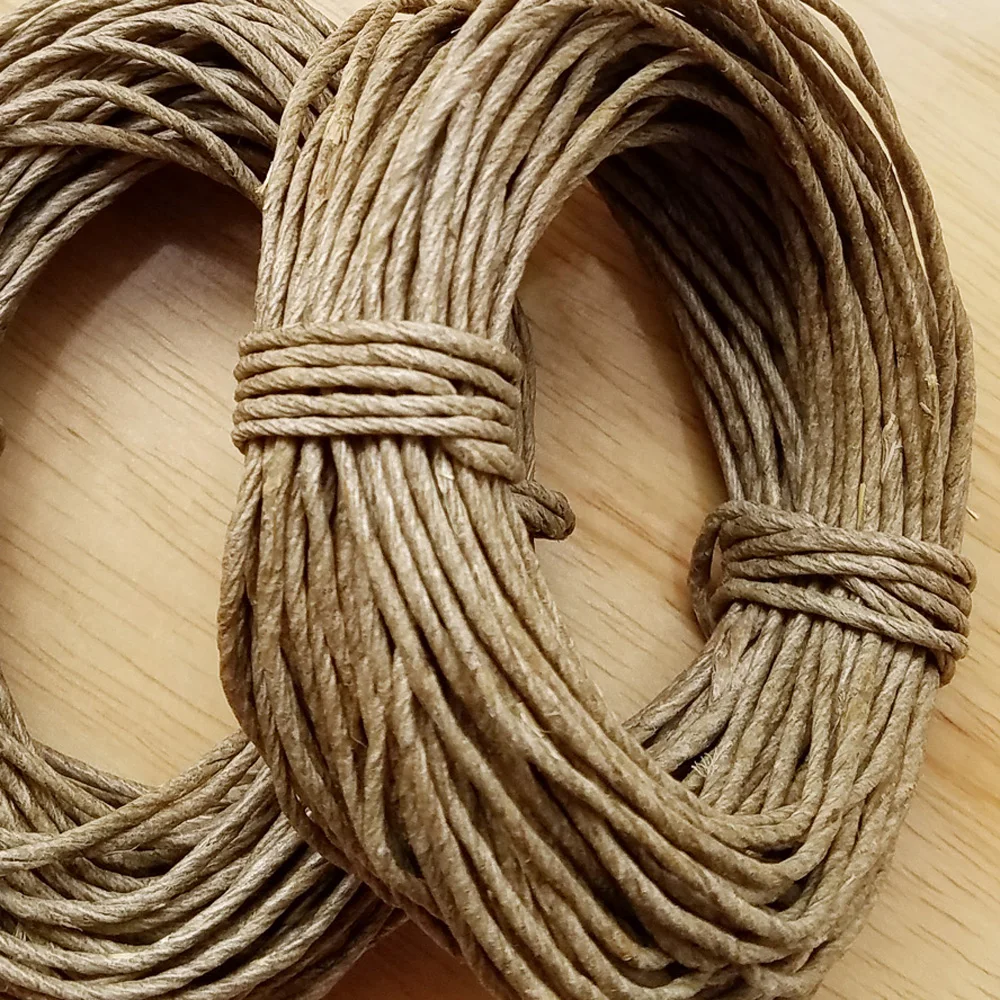 

DIY Handmade Waxed Linen Cord Wholesale 2mm Diameter Rope String 50m-100m/Lot for Jewelry Making And Crafting