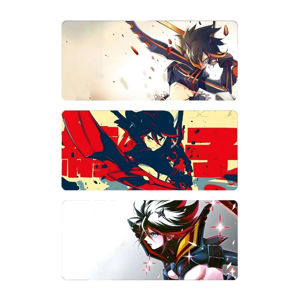 trigger action fashion anime K-Kill la Kill Mouse Pad Large Gaming Mousepad with Stitched Edges Thickened Desk Mat PC