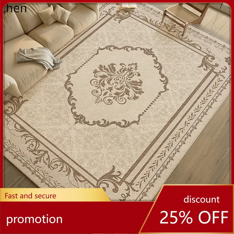 

HXL Carpet for Living Room and Bedroom, Coffee Table Rug, Bedside Full Coverage, Simple and High-End