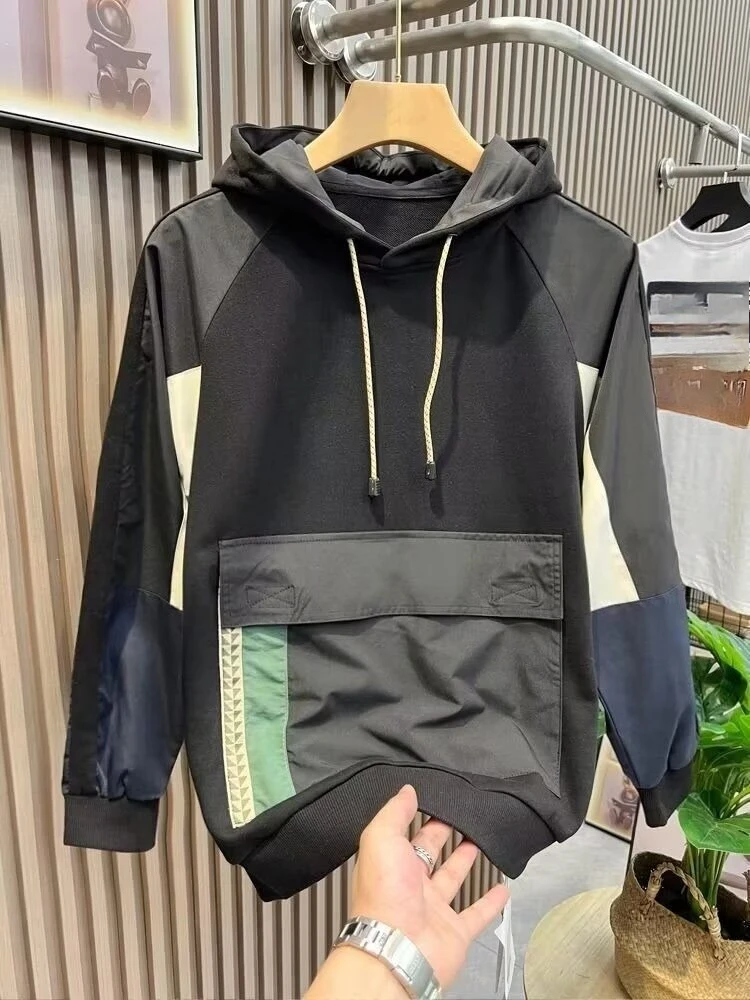 Cargo Hiking Outdoor Man Hoodies Sport 90s Vintage Y2k Clothes Korean Style Funny Cheap Clothing Deals Tops Sweatshirts for Men