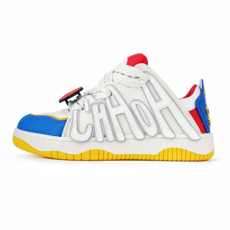 

2025 Spring New Rubber-Plastic Sole Casual Board Sneakers for Outdoor Sports - Comfortable, Soft, Slip-Resistant, Durable, and T