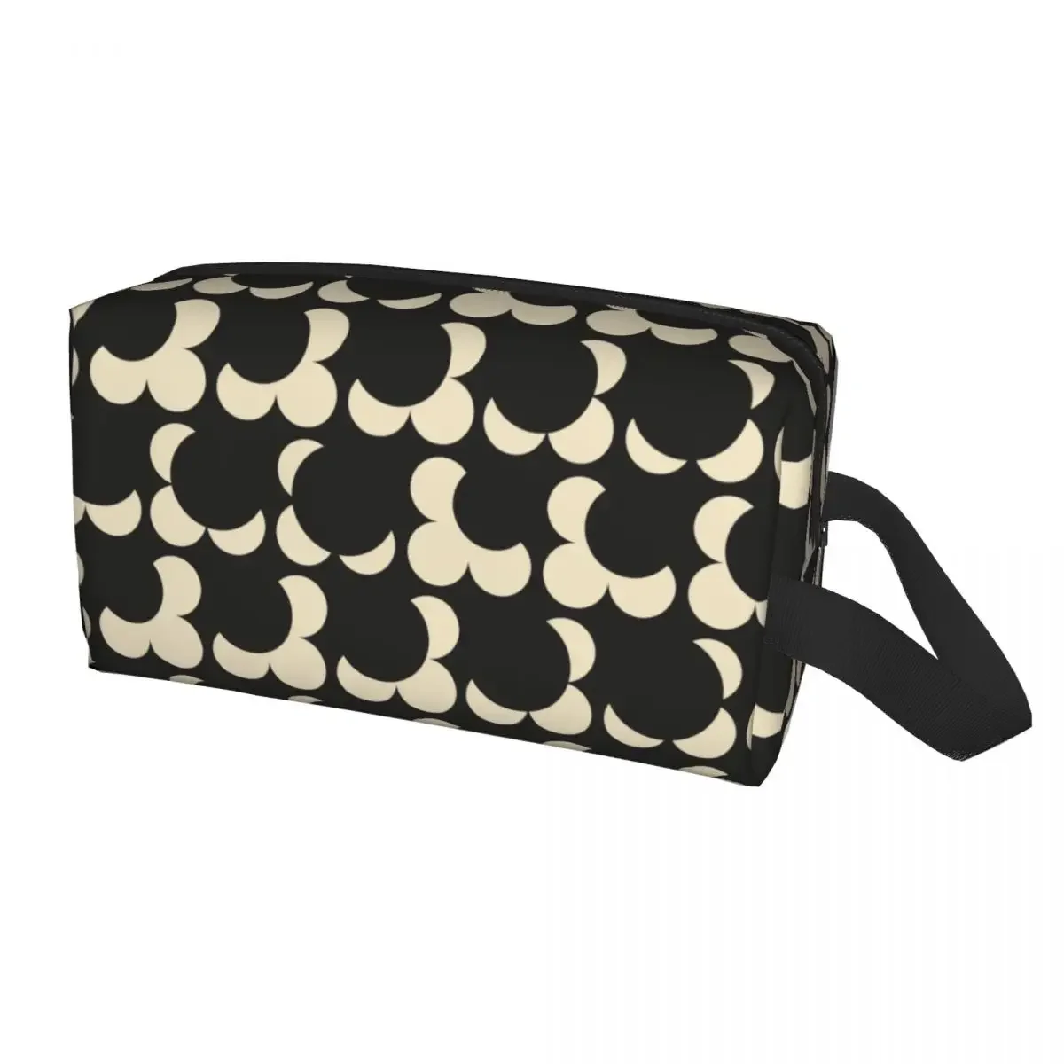 Custom Cute Eclipse Pattern Travel Toiletry Bag for Women Orla Kiely Makeup Cosmetic Bag Beauty Storage Bags Dopp Kit  Case Box