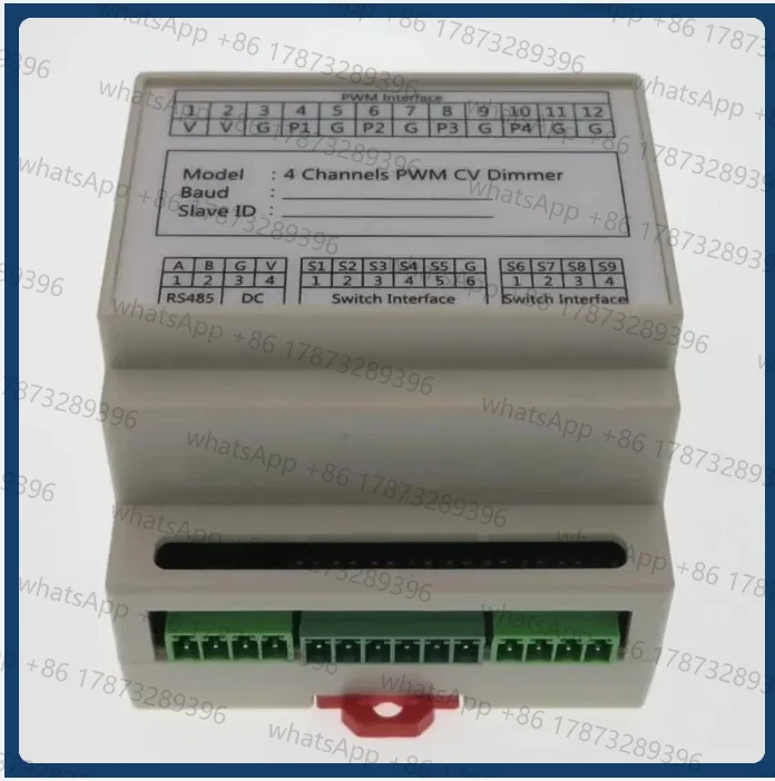 

TZT RS485 Modbus 4-Channel Constant Voltage PWM Module for LED Dimming Smart Home RGBW Lamp Control