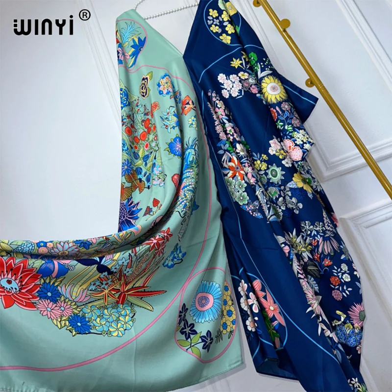 WINYI Original Bohemian printing loose jumpsuit