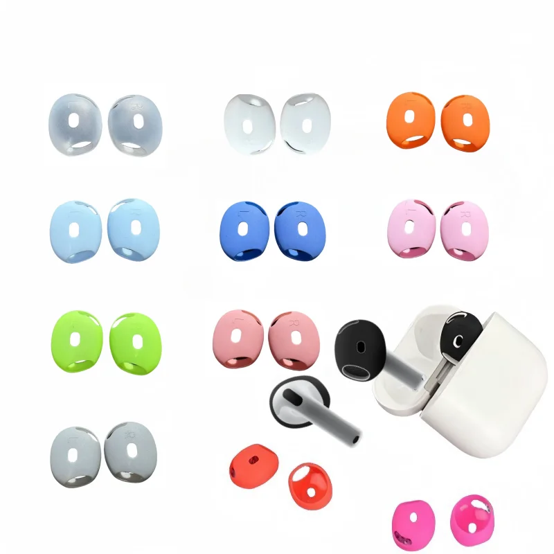 2 Pairs Silicone Eartips Fit in AirPods 4 Earphones,Earbuds Replacement Anti Slip Ear Tips Ear Bud for AirPods4 (4th Generation)