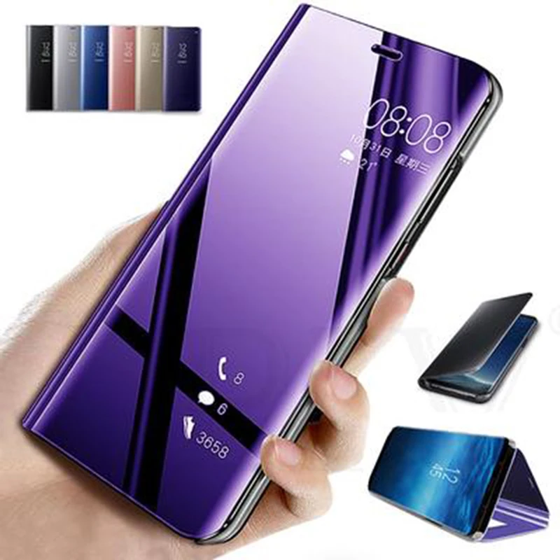 

Smart Mirror Case For Samsung Galaxy S23 S22 S21 S20 Note 20 Ultra Plus Flip Protect Phone Cove For S20 FE10 9 8 S6 S7 Edge Case