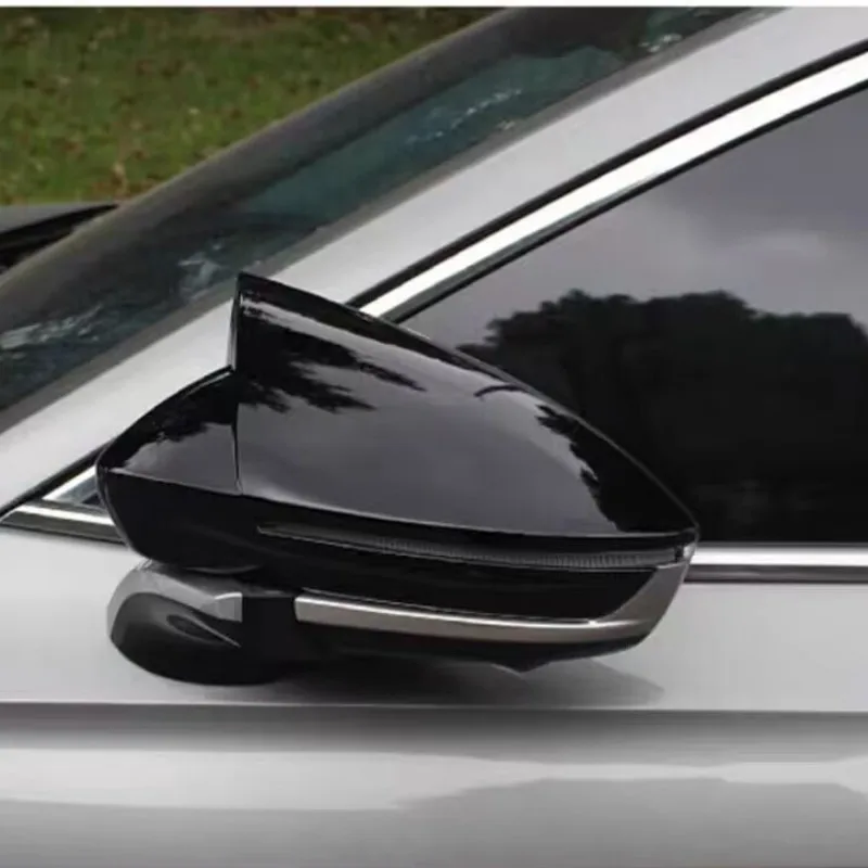 For Chery Omoda 5 2023 2024 2025 Abs Chrome Carbon Fiber Black Rearview Mirror Shell Trims Frame Car Styling Auto Parts Supplies