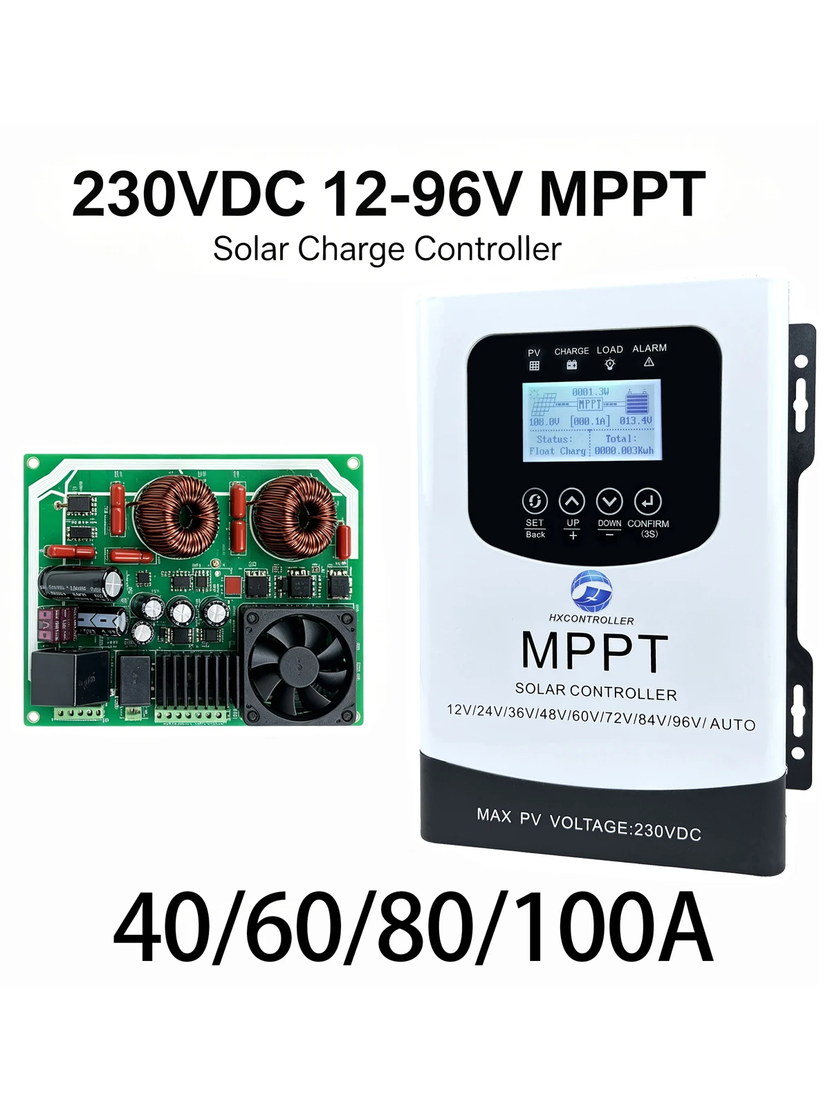 1200W 2400W 4800W 100 MPPT Solar-Laderegler für Solarpanel-Batteriesysteme, geeignet für netzunabhängige Systeme, für LiFePO4 und GEL-Batterien