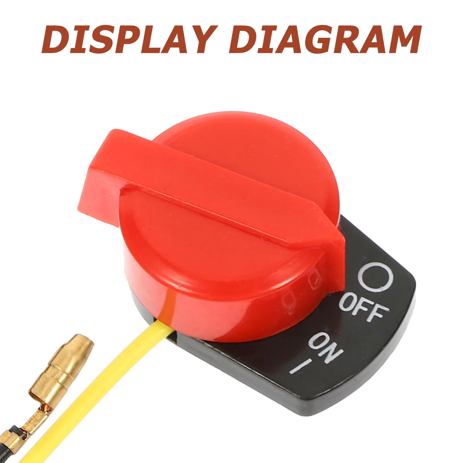 6 Pcs Kill Switch Engine Stop Garden Tractor Supplies on off Accessories Double Line Pump Generators Copper Lawn Mower