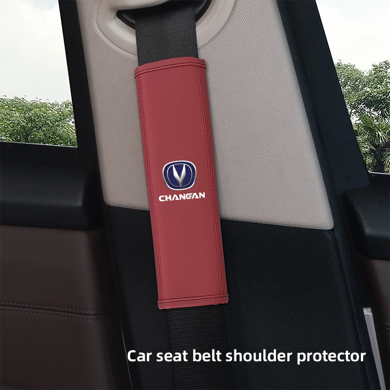 

Leather Car Seat Belt Cover Shoulder Protector Pad For Changan UNI-K CS35 CX70 CS85 CS55 CS75 CS15 F70 Star EADO Auto Accessorie