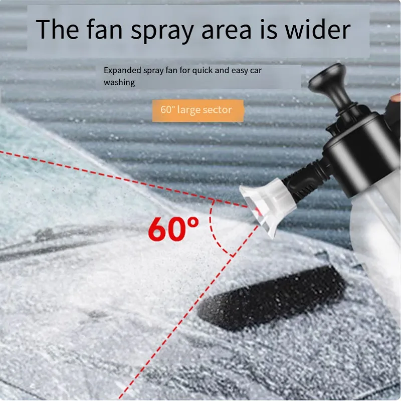 2L سائق غسالة الصحافة مسقاة رغوة سقي يمكن المنزلية الحيوانات الأليفة الاستحمام سيارة رذاذ سقي يمكن بخاخ متعدد الوظائف