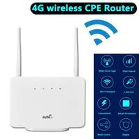 300Mbps 4G Router  4G LTE CPE Router Modem Wireless Modem External Antenna with Sim Card Slot Internet Connection Wifi Router