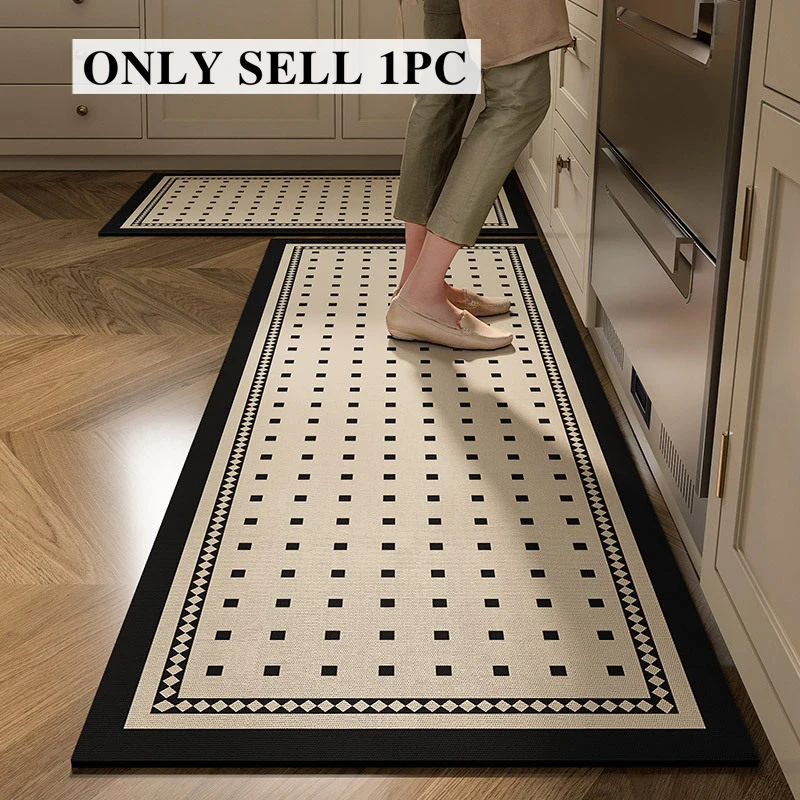 Kitchen Carpet Super Water Absorbent Floor Mat Long Non-slip Rug Diatom Mud Mats Minimalist Home Decor Rugs Alfombras De Cocina