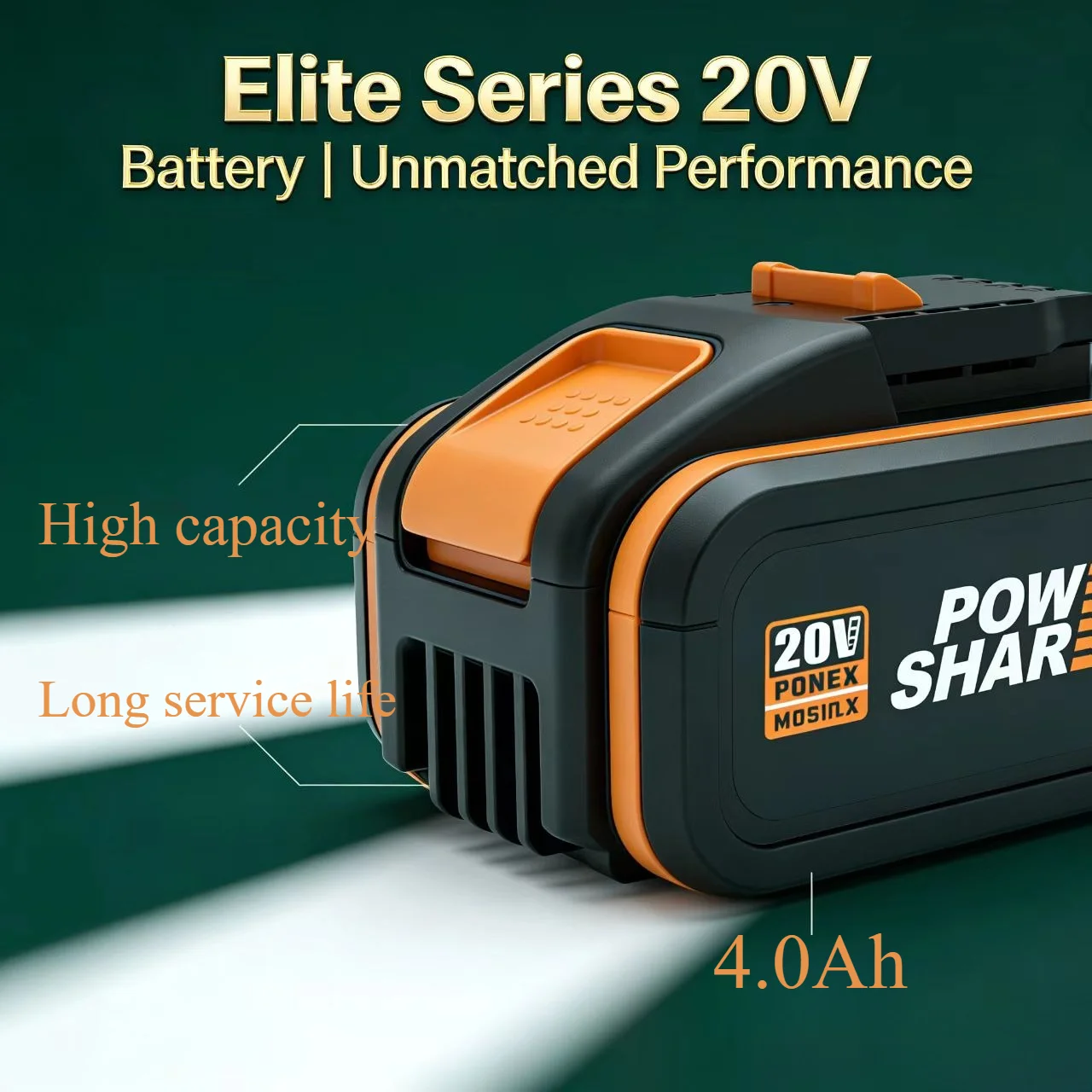 

100%Genuine Original Li-ion Battery for Worx 20V 4.0/6.0/8.0Ah WA3551 WA3551.1 WA3553 WA3641 WX373 WX390 Electric Tool