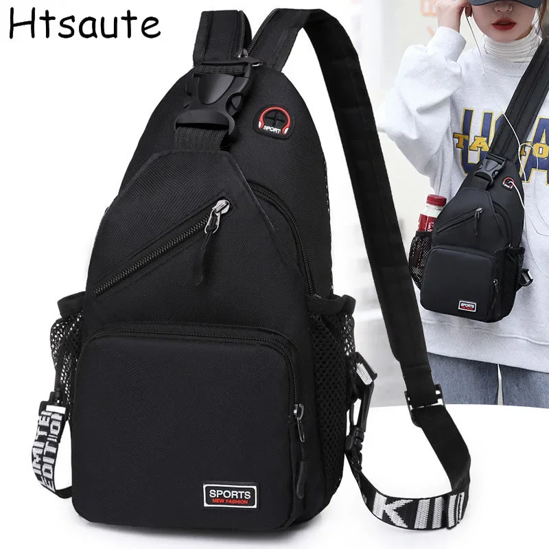 

Men's Chest Bag Classic Male Crossbody Bags Funny Pack Oxford Cloth Designer Man Student Shoulder Sling Casual Sports Phone