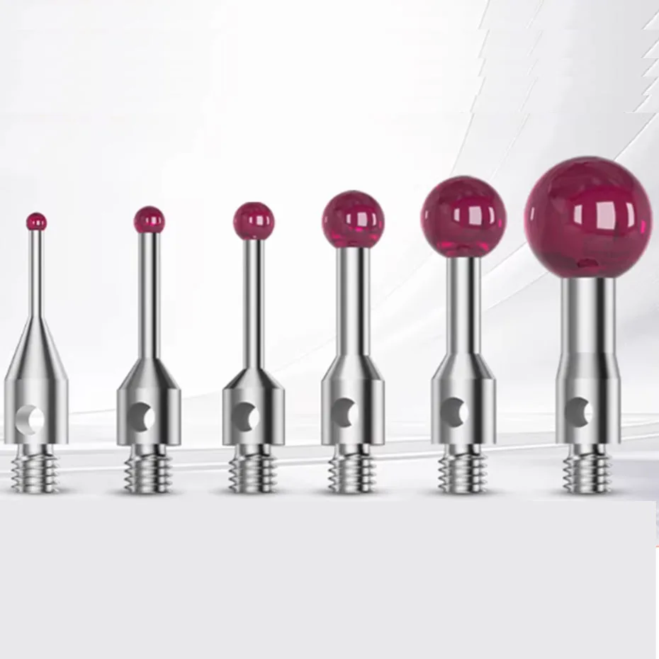 

M2 трехкоординатная измерительная игла Рубиновый зонд Трехмерный зонд Игла для измерения Renishaw Заменитель шестигранника