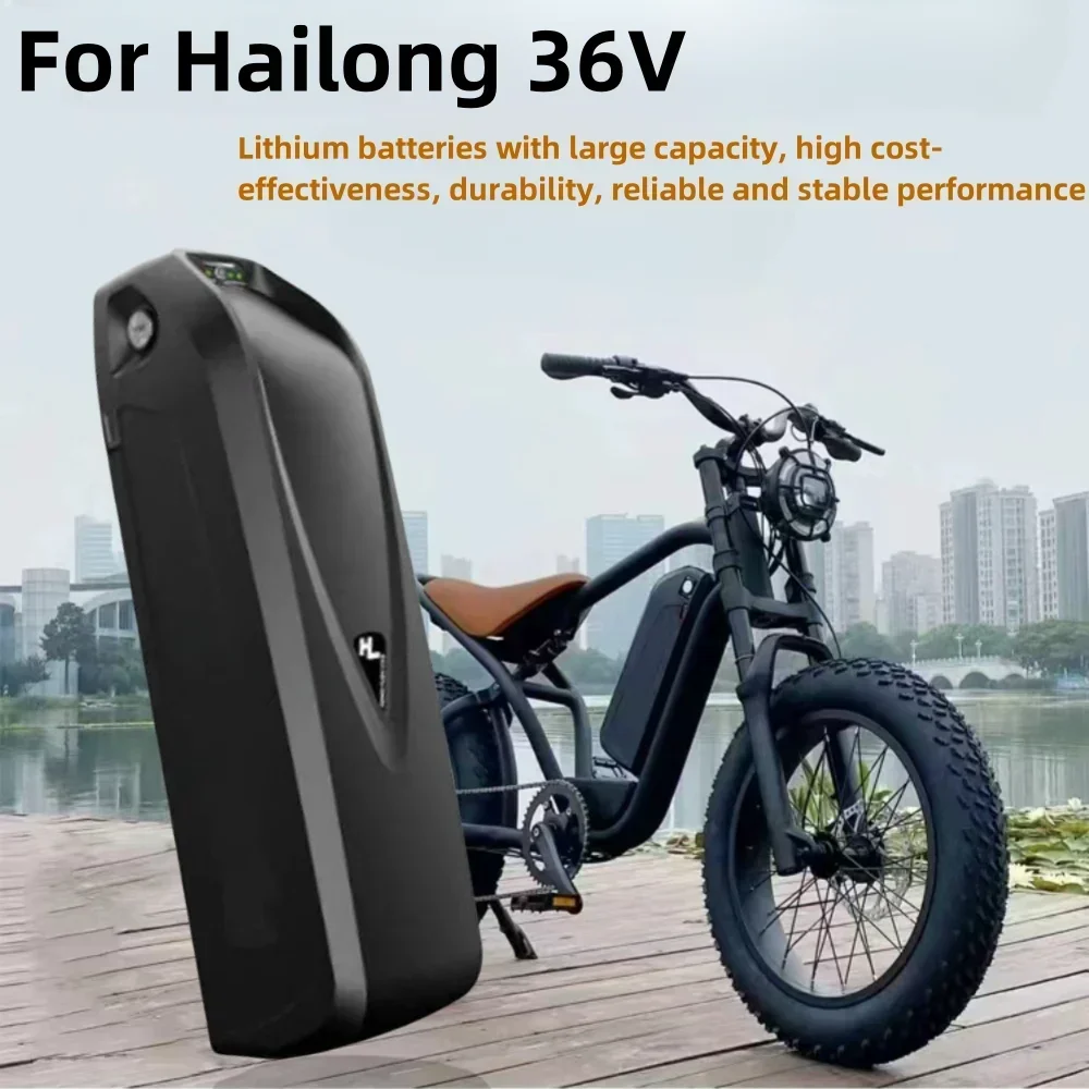 36VสําหรับHailong 50Ah/50000MAhรถจักรยานยนต์/จักรยาน 500W-3000Wมอเตอร์ 18650 แบตเตอรี่ลิเธียมพร้อมBMS