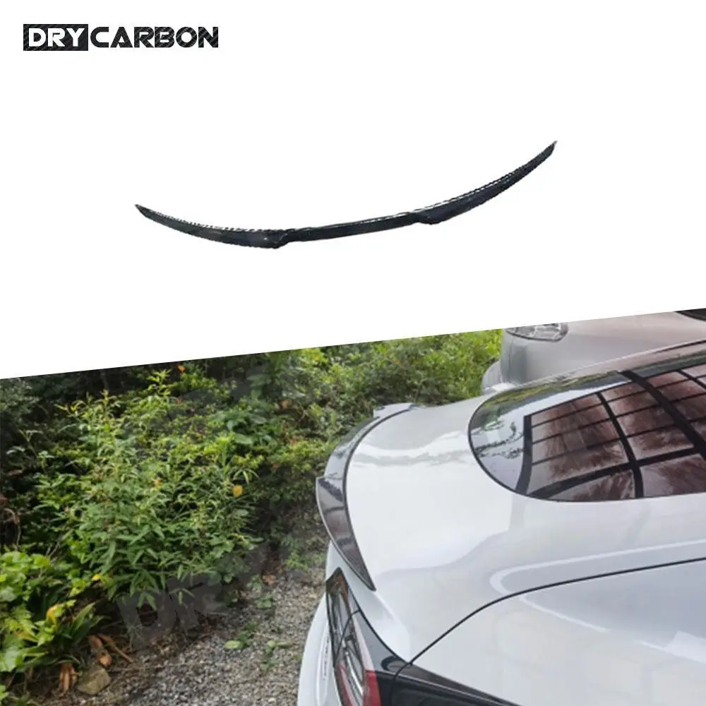 Gloss Black Rear Spoiler Boot Duck Wings for Tesla Model 3 Car Trunk Spoiler Rear Trunk Wing