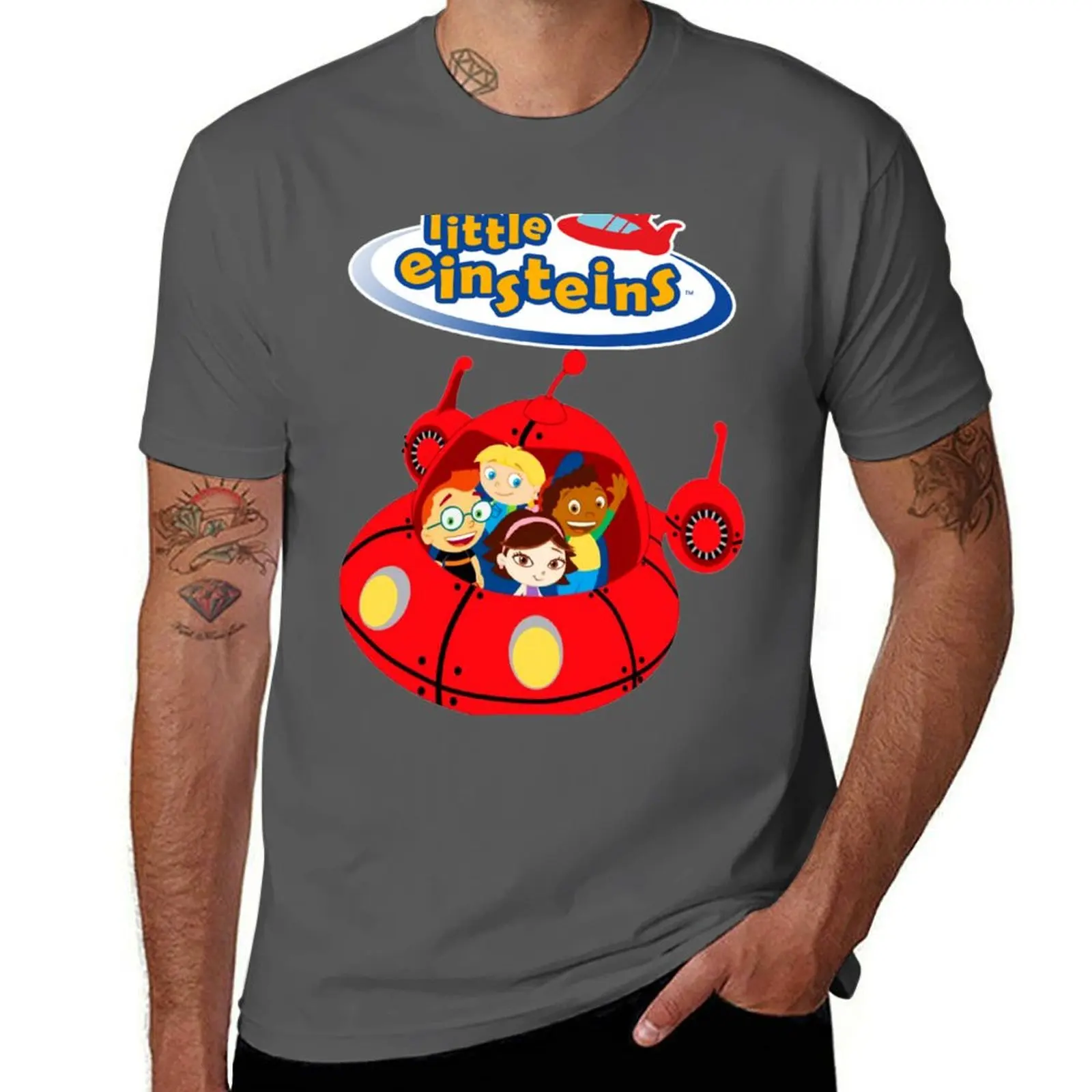 

Little Einsteins clothes little einsteins car T-Shirt T-Shirt g man t shirts for men man t shirt cotton high quality T-Shirt