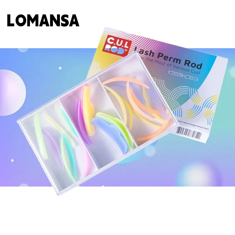 NEW LOMANSA PLUS Silicone Pad Bigudies Original Korea Lash Lifting Kit Perm Rod Rod Eyelash Lifting Pads Makeup Wholesale Tools