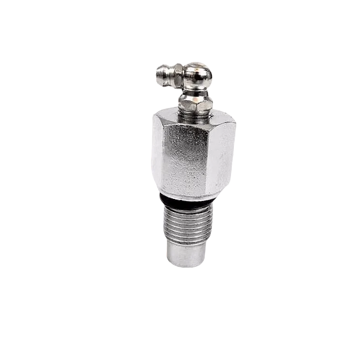 FOR Hyundai 60-5 150 200 225 215-7-9 Excavator tightening cylinder grease nozzle Stainless steel chain nozzle
