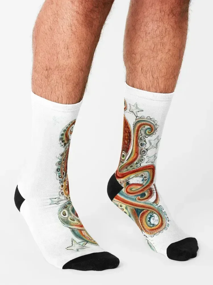 Octopus Costellation Socks golf sport heated Antiskid soccer Boy Child Socks Women's