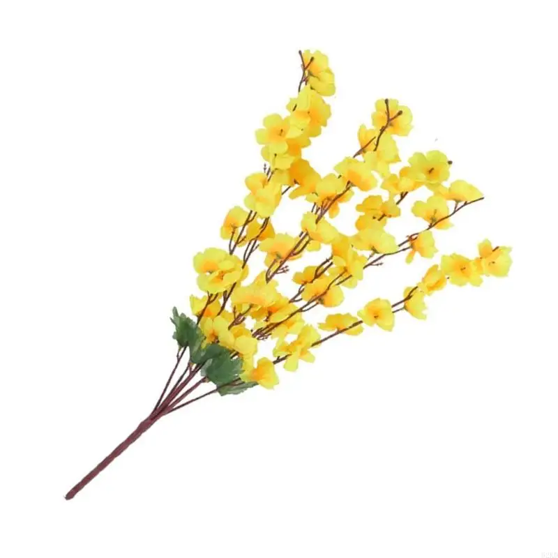 62KD 7 Forks Spring Simulation Artificial Flowers Silk Flower Home Flower Arrangement