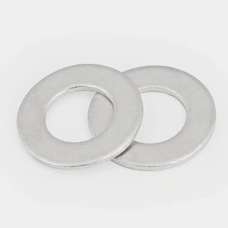 

1000Pcs Aluminum Washer 1mm Thickness Gasket Nut and Bolt Set Flat Ring Seal For Oil Drain Plug Gasket Sump