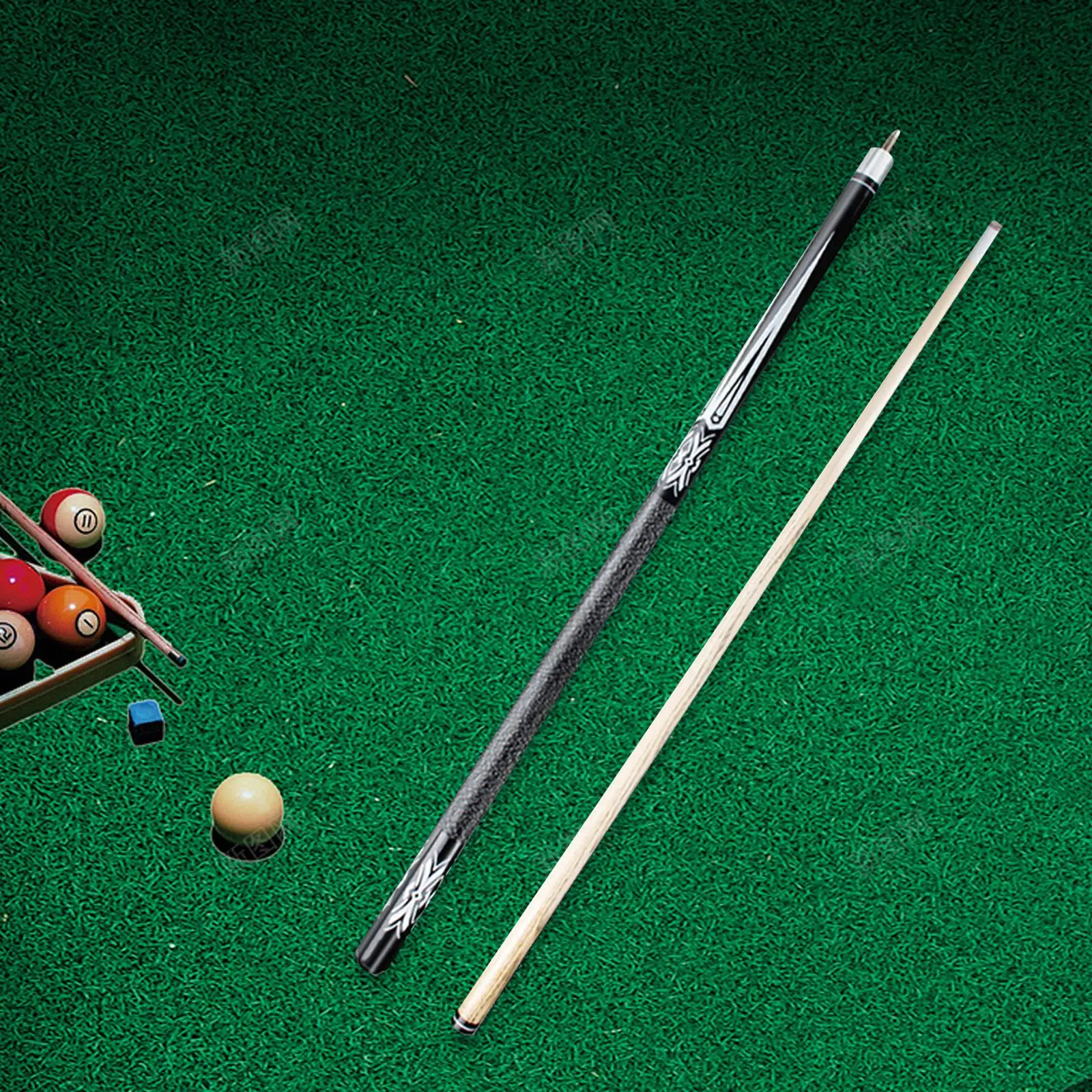 Pool Cue Women Fashion Two Sections Full Size 57inch Snooker Cue