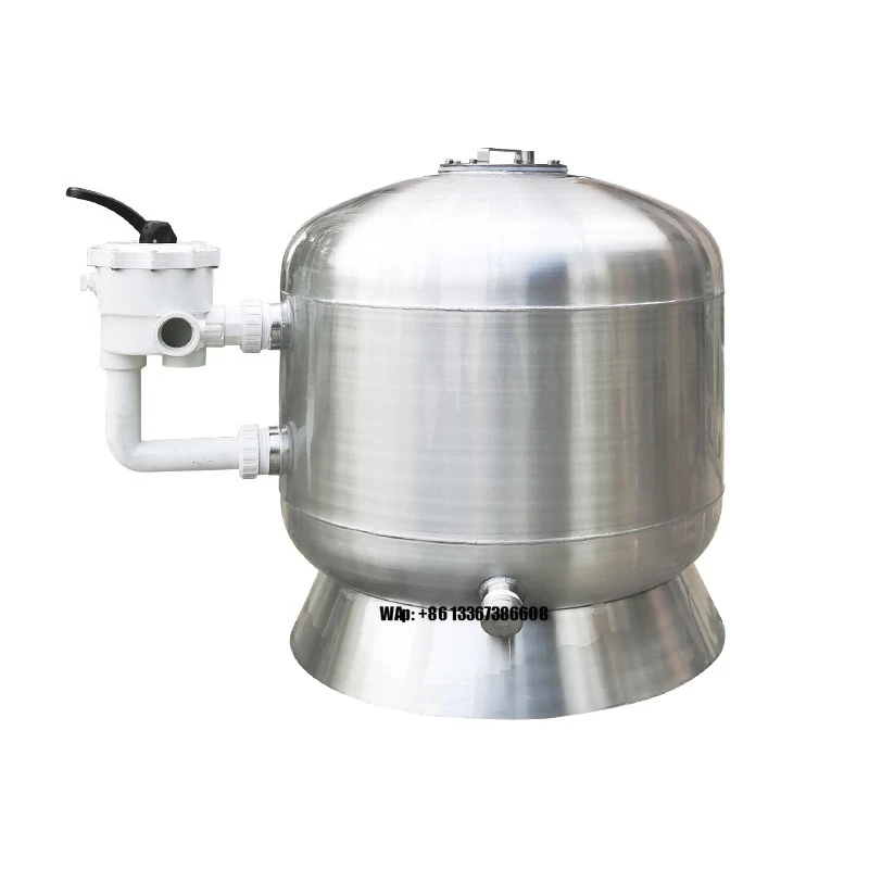 

Durable Swimming Pool Side-Mount Sand Filter Stainless Steel SS304/SS316 for Fitness Room Spa Center Water Filter