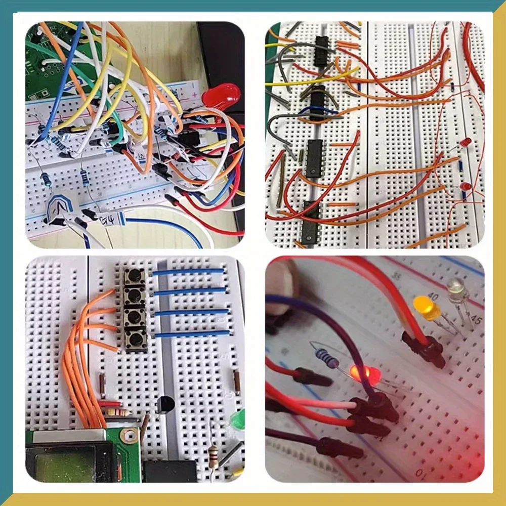 1Pcs MB102 Breadboard 830 Tie / 400 Tie Point Solderless Diy Electronic BreadBoard Circuit Board for Arduino