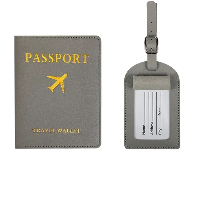 Passport Cover Pu Leather Travel ID Credit Card Passport Holder Case Wallet Purse Bags Women Luggage Tags Name Card Holder