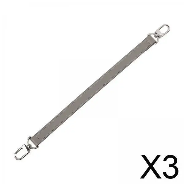 

DIY Replacement PU Leather Bag Handle Short Strap Repair Parts for Purse Clutch Bag Wallet Shoulder Hardware