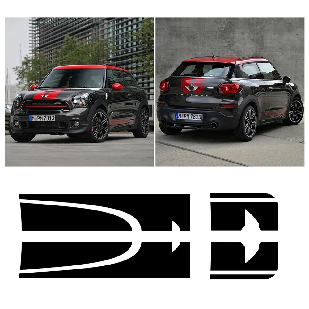 

Car Trunk Stickers Decal Front Head Hood Stripe Sticker For MINI Cooper JCW R55 R56 R60 R61 F54 F55 F56 F60 Countryman Clubman