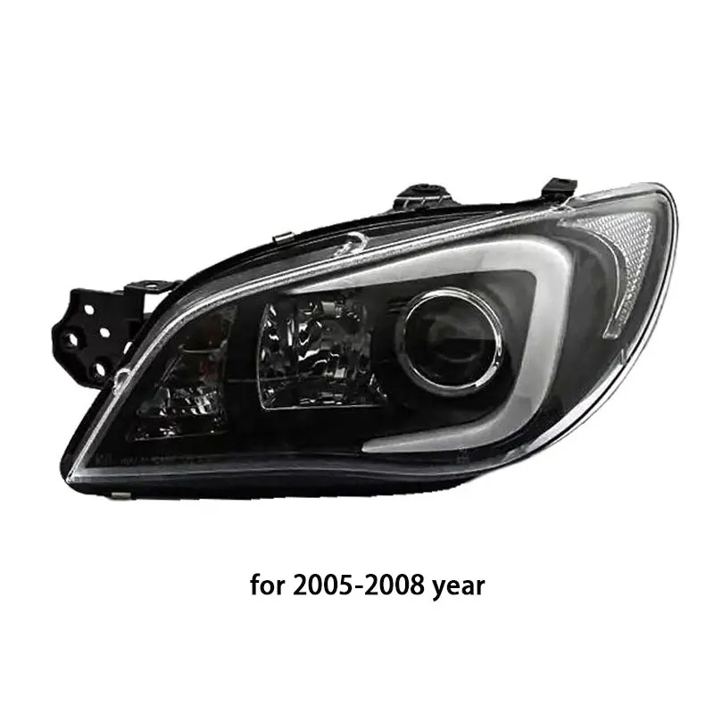 Head Lamp for Subaru WRX LED Headlight 2005-2012 Headlights Impreza DRL Turn Signal High Beam Angel Eye Projector Lens