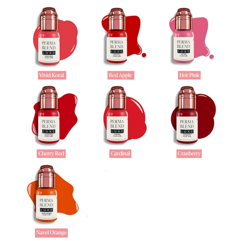 Lip Permanent Makeup Inks Pure Plant Microblading Body Art Tattoo Pigment Premium Perma Blend LUXE Professional Beauty Inks
