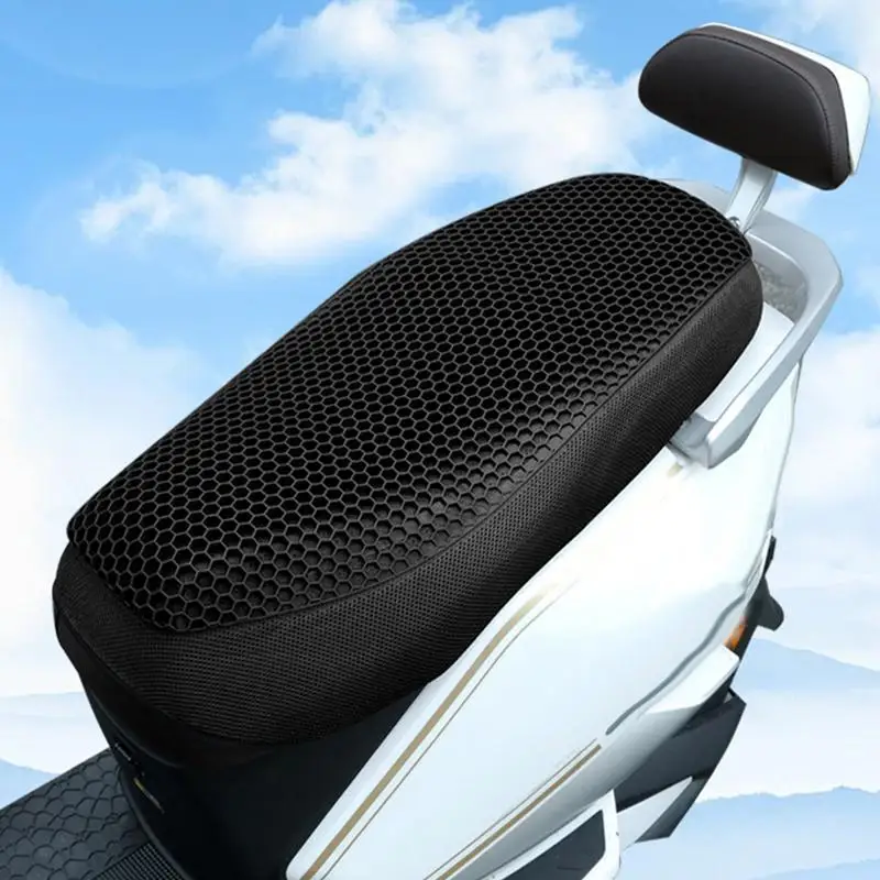 Motorcycle Gel Cushion Long Rides Seat Cushion Summer Honeycomb Gel Cool Cushion Silicone Breathable Four Seasons Universal mat