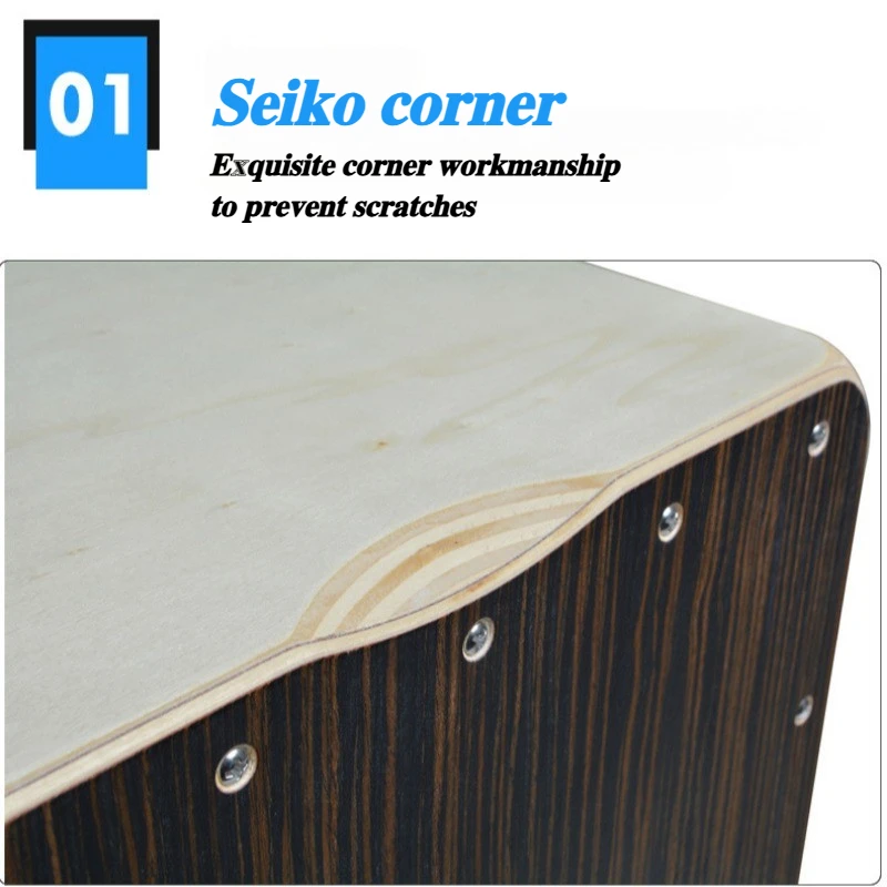 TMAX Cahon Drum для начинающих, тренировочный барабан, комплект Cahon Drum для взрослых, профессиональные музыкальные инструменты, ударные инструменты